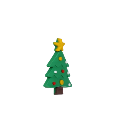 جیبیتز درخت کریسمس برند کوهبر، مدل فانتزی سیلیکونی مناسب جشن‌های زمستانی. مناسب تزیین کراکس و اکسسوری‌ها. فروش عمده جیبیتز کریسمسی با قیمت مناسب.